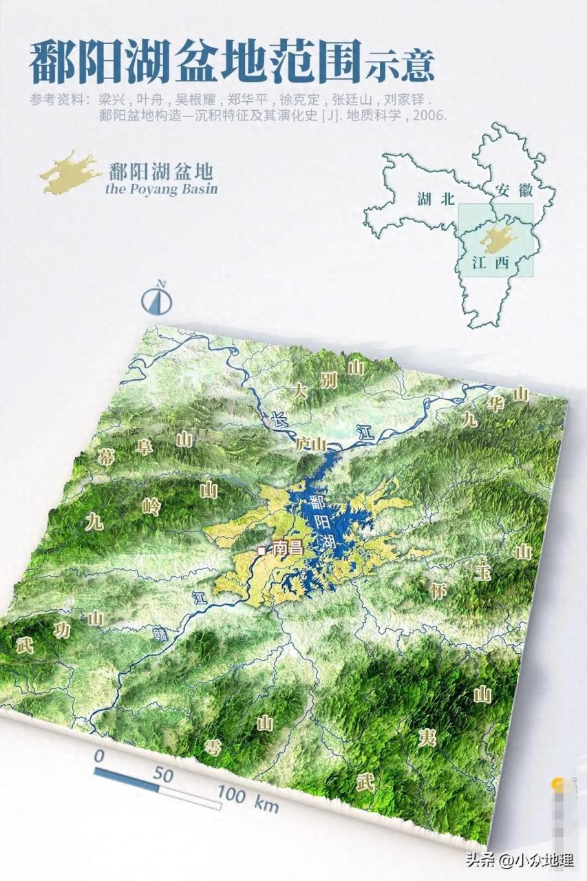 鄱阳湖在哪个省（我国第一大淡水湖鄱阳湖地理位置地图介绍）-梦路生活号