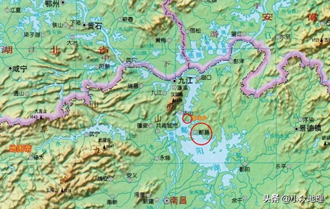 鄱阳湖在哪个省（我国第一大淡水湖鄱阳湖地理位置地图介绍）-梦路生活号