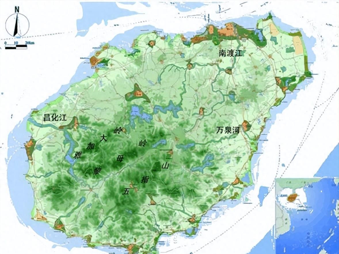 台湾面积相当于大陆哪个省，台湾省和海南省哪个面积大-梦路生活号